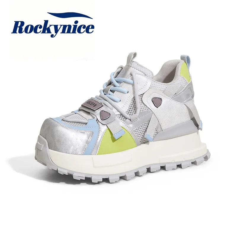 8.5CM Wedge Heels Sneakers New Women's Spring Summer Breathable Mesh Thick Sole Dad Shoes Trendy Platform Sports Casual Shoes
8.5CM Wedge Heels Sneakers New Women's Spring Summer Breathable Mesh Thick Sole Dad Shoes Trendy Platform Sports Casual Shoes