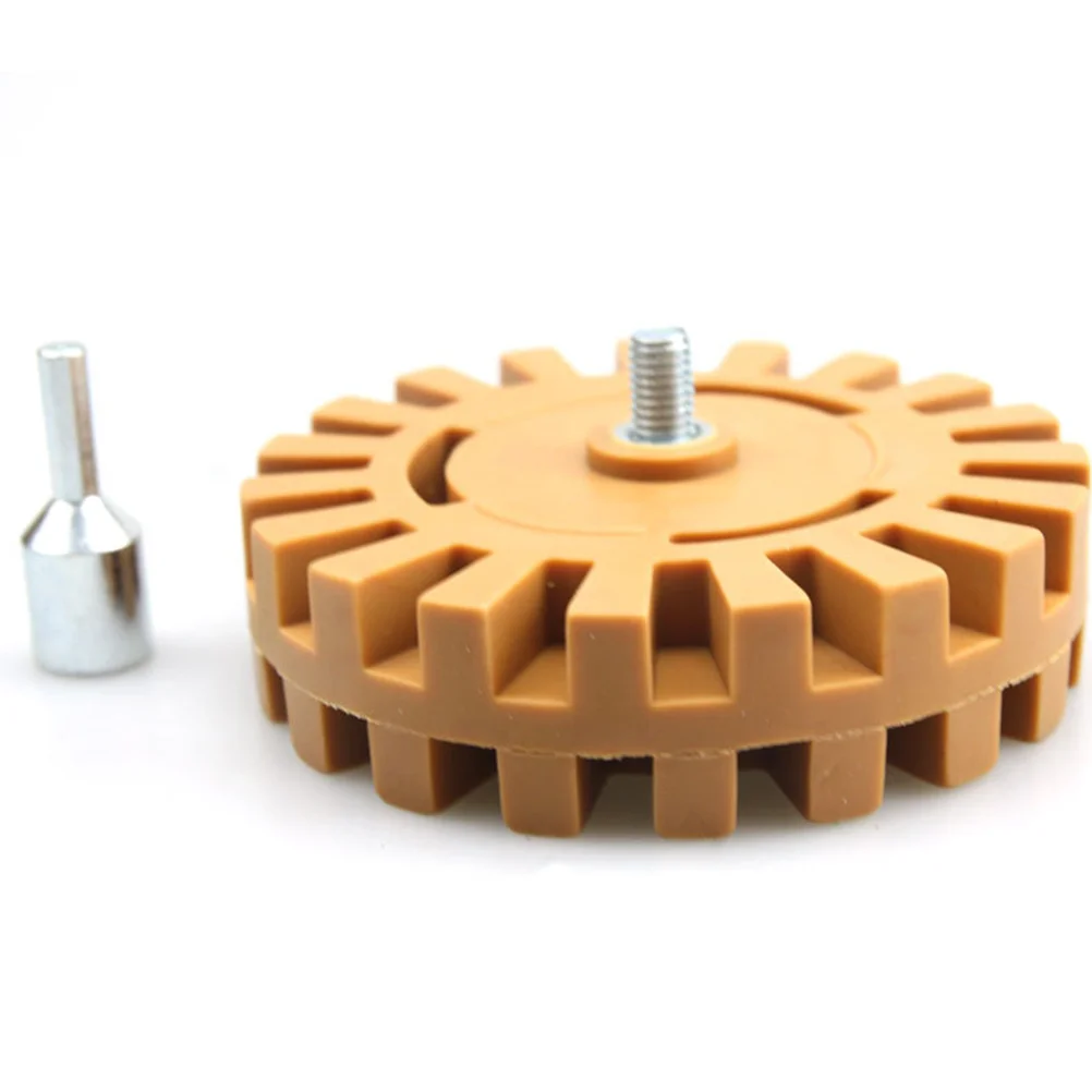 4 Inch 20Mm Pneumatic Degumming Wheel Rubber Eraser Wheel For Sticker Adhesive Removal On Metal Glass Wood Fiberglass (Golden) 
4 Inch 20Mm Pneumatic Degumming Wheel Rubber Eraser Wheel For Sticker Adhesive Removal On Metal Glass Wood Fiberglass (Golden)