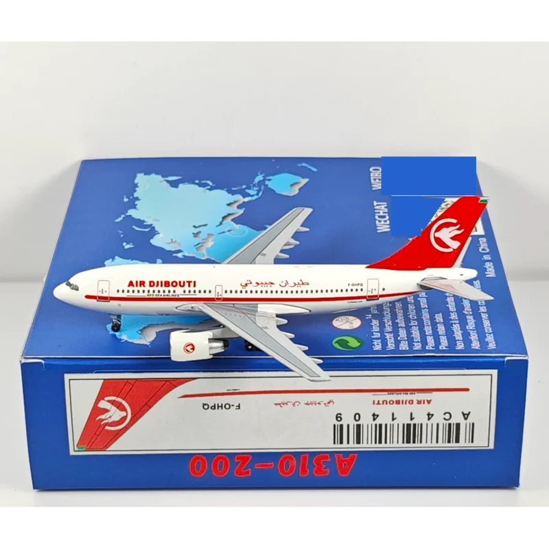 AeroClassics 1/400 Scale Djibouti Airlines A310-200 F-OHPQ Alloy Aircraft Model Collection Decoration Item
AeroClassics 1/400 Scale Djibouti Airlines A310-200 F-OHPQ Alloy Aircraft Model Collection Decoration Item