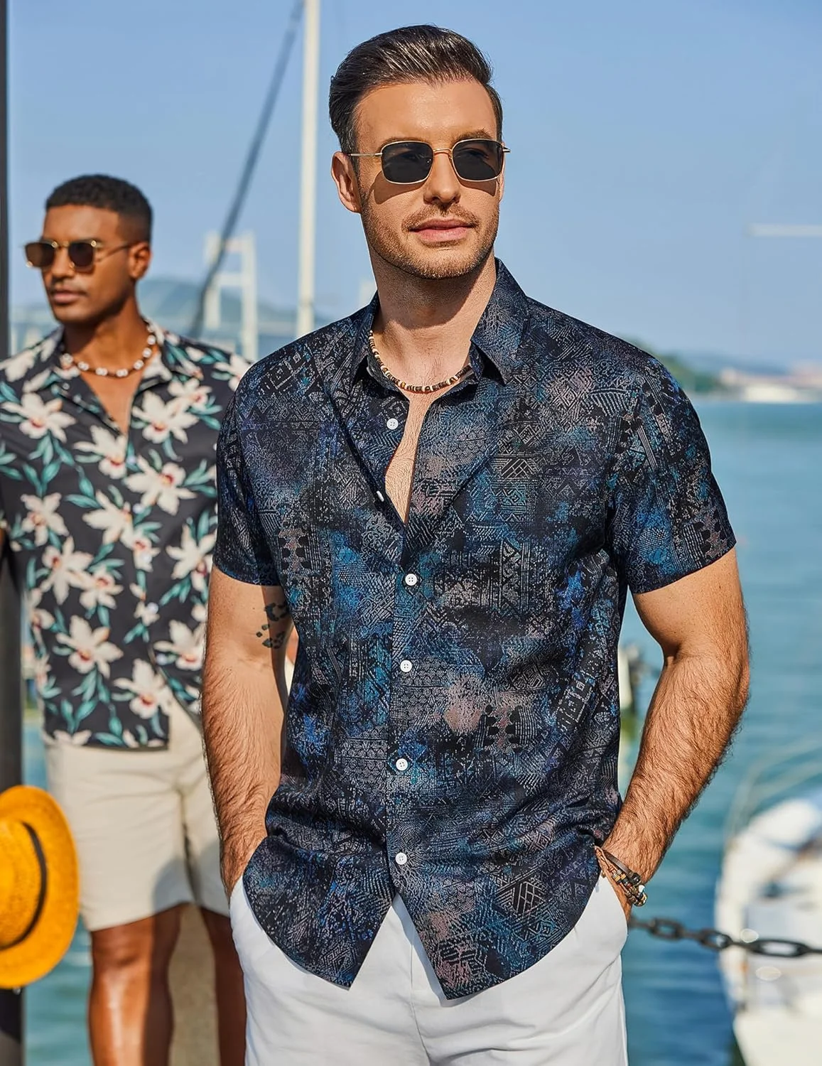 Men's new summer short-sleeved micro-elastic shirt natural plant 3D printed shirt Hawaiian vacation casual outdoor top for men
Men's new summer short-sleeved micro-elastic shirt natural plant 3D printed shirt Hawaiian vacation casual outdoor top for men
