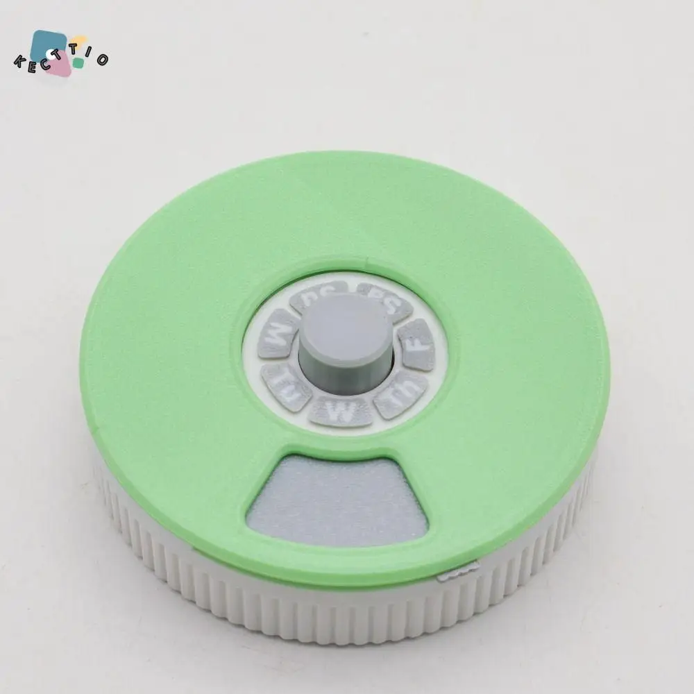 3D Printed Pressing Rotating Medicine Box Grid Design Portable Daily Pill Box Compact Pill Dispenser 7-Day Pill Organizer
3D Printed Pressing Rotating Medicine Box Grid Design Portable Daily Pill Box Compact Pill Dispenser 7-Day Pill Organizer