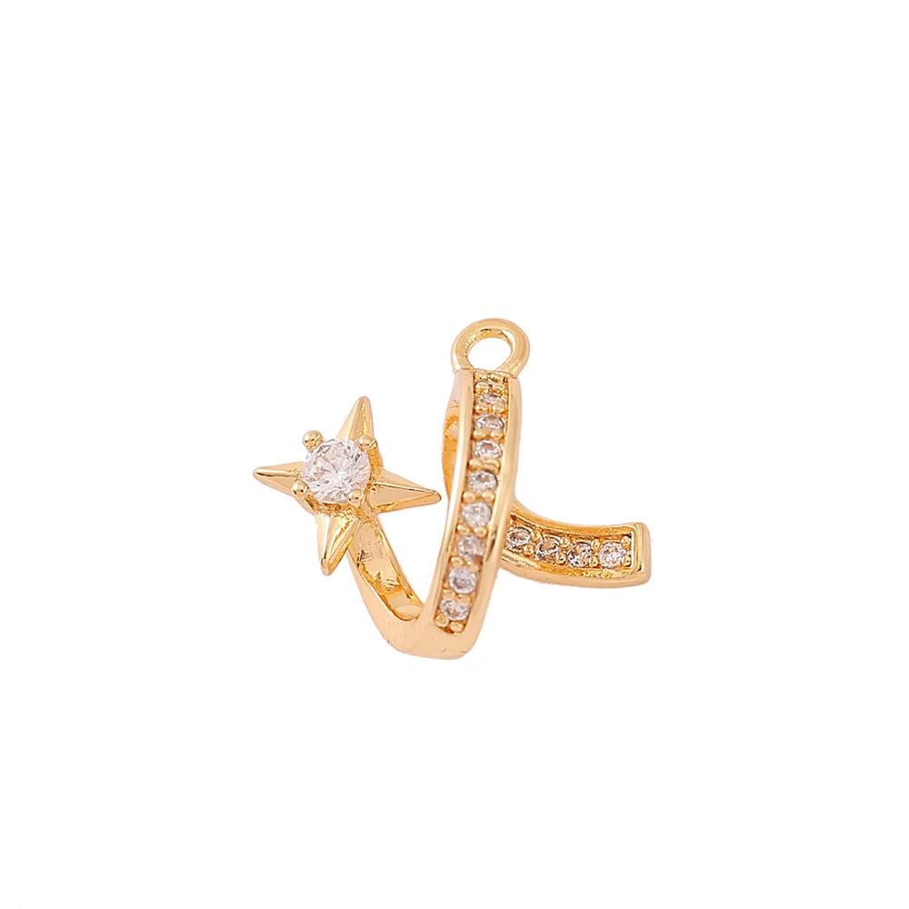 Factory Wholesale Gold Color Brass And Zircon Star Charms Pendants Necklace And Bracelet Earring Diy Jewelry Accessories
Factory Wholesale Gold Color Brass And Zircon Star Charms Pendants Necklace And Bracelet Earring Diy Jewelry Accessories