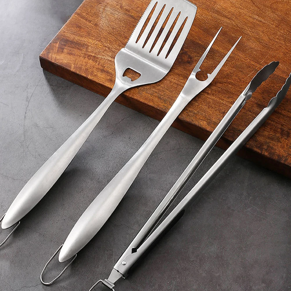 Barbecue Tool Set Stainless Steel Grill Tools Kit Supplies Accessories Tong Shovel Fork Portable Outdoor Camping Party
Barbecue Tool Set Stainless Steel Grill Tools Kit Supplies Accessories Tong Shovel Fork Portable Outdoor Camping Party