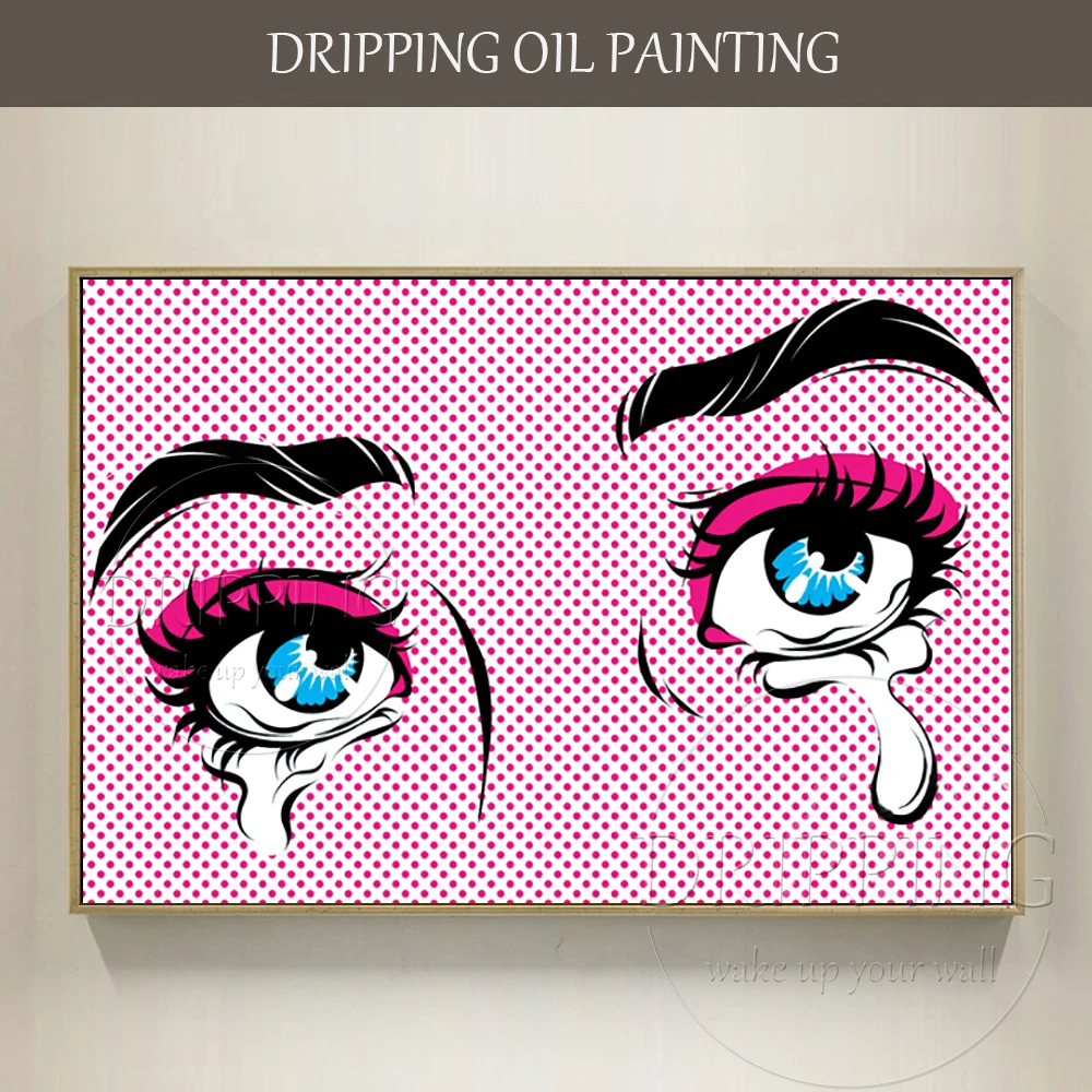 Pure Hand-painted Modern Fine Art Crying Girl Figure Oil Painting on Canvas Beauty Wall Decor Fashion Lady Portrait Painting
Pure Hand-painted Modern Fine Art Crying Girl Figure Oil Painting on Canvas Beauty Wall Decor Fashion Lady Portrait Painting