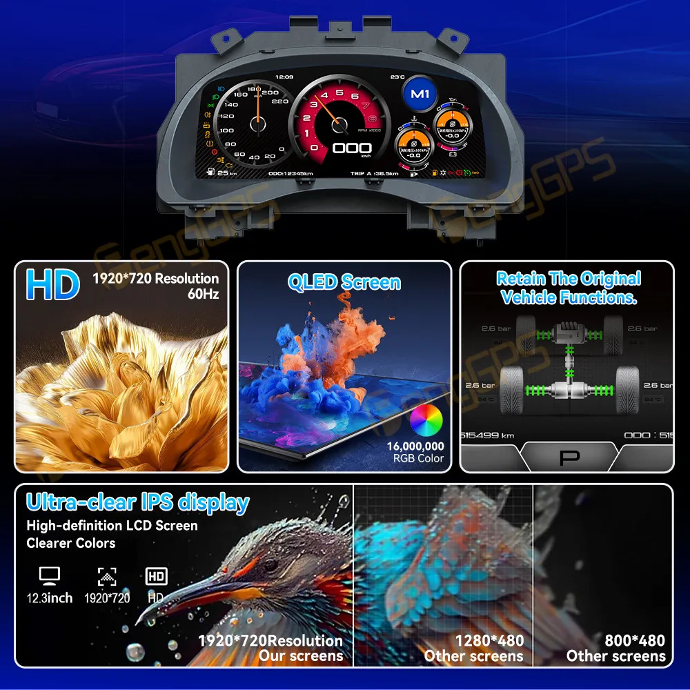 LCD Digital Cluster For Infiniti G25 G35 G37 G37 SQ60 2007-2013 LCD Instrument Panel Speedometer Odometer Dashboard Display
LCD Digital Cluster For Infiniti G25 G35 G37 G37 SQ60 2007-2013 LCD Instrument Panel Speedometer Odometer Dashboard Display