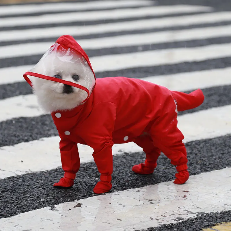 Outdoor Pet Foot Wrapped Raincoat Jumpsuit Waterproof Small Dogs Supplies Puppy Spring Rain Coat Summer Clothes For Dog Clothing
Outdoor Pet Foot Wrapped Raincoat Jumpsuit Waterproof Small Dogs Supplies Puppy Spring Rain Coat Summer Clothes For Dog Clothing