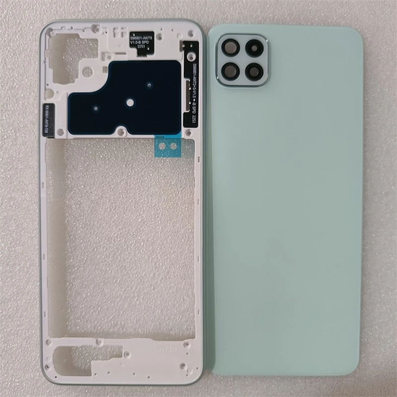 Полный корпус для Samsung Galaxy A22 5G A226, чехол со средней рамкой + крышка аккумулятора, задний корпус с запасными частями для объектива камеры
Полный корпус для Samsung Galaxy A22 5G A226, чехол со средней рамкой + крышка аккумулятора, задний корпус с запасными частями для объектива камеры