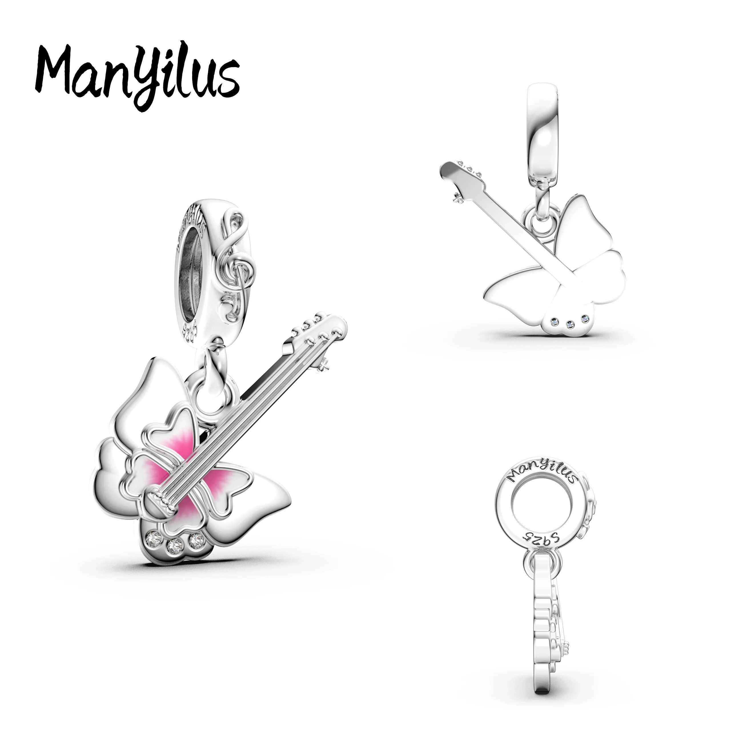 Manyilus 2025 Butterfly Guitar Charms S925 Sterling Silver Bag Beads For Original Bracelet Charm 925 Silver Jewellery Women Gift
Manyilus 2025 Butterfly Guitar Charms S925 Sterling Silver Bag Beads For Original Bracelet Charm 925 Silver Jewellery Women Gift