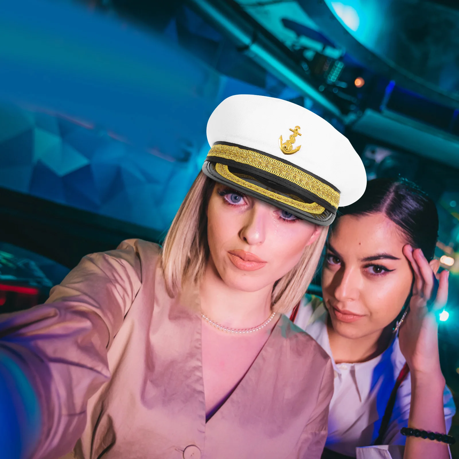 Sailor Hat Captain Hats For Party Gold Band Adjustable Captain Hats for Men Women Boating Party UV Protection Sun Hat
Sailor Hat Captain Hats For Party Gold Band Adjustable Captain Hats for Men Women Boating Party UV Protection Sun Hat