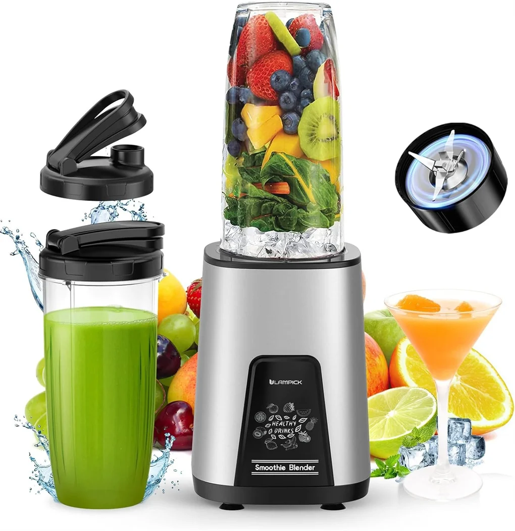 Blender for Smoothie, Personal Blender for Shakes and Smoothies with BPA Free Portable Cup, Small Juicer for Protein Shake
Blender for Smoothie, Personal Blender for Shakes and Smoothies with BPA Free Portable Cup, Small Juicer for Protein Shake