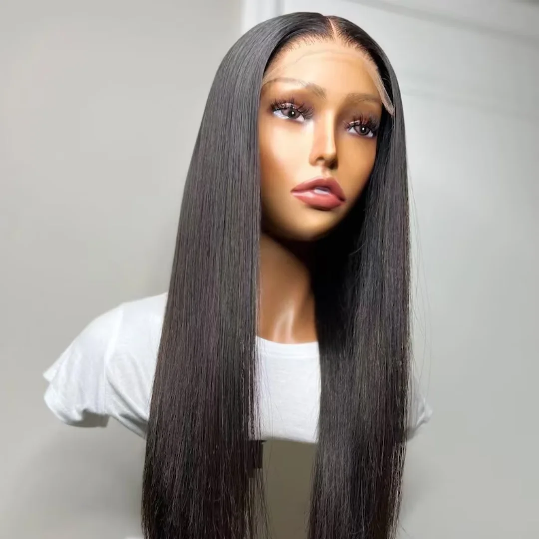 180 Density Black Straight 26 Inch Long 5x5 Silk Base Jewish Human Hair with Baby Hair HD Lace European Style Glueless Preplucke
180 Density Black Straight 26 Inch Long 5x5 Silk Base Jewish Human Hair with Baby Hair HD Lace European Style Glueless Preplucke