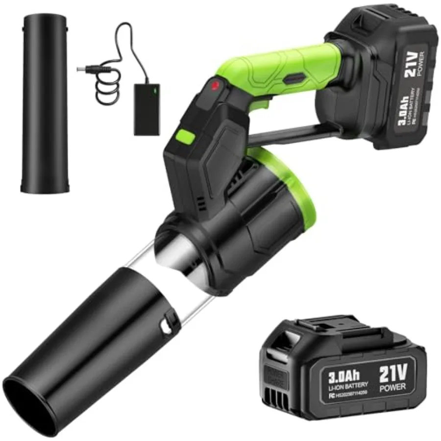 Cordless Electric Leaf Blower with Dual 3.0Ah Batteries and Fast Charging 3 Speed Settings Lightweight 3.3lbs Ideal for Lawn Pa
Cordless Electric Leaf Blower with Dual 3.0Ah Batteries and Fast Charging 3 Speed Settings Lightweight 3.3lbs Ideal for Lawn Pa