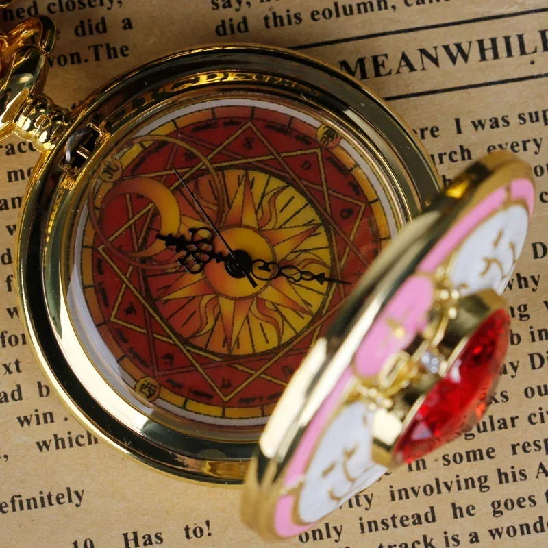 SHUHNAG 10pcs/lot Wholesale Sakura Animation Chain Pocket Watch Necklace Pocket Clock Gifts for Women Girls Cosplay Souvenirs
SHUHNAG 10pcs/lot Wholesale Sakura Animation Chain Pocket Watch Necklace Pocket Clock Gifts for Women Girls Cosplay Souvenirs