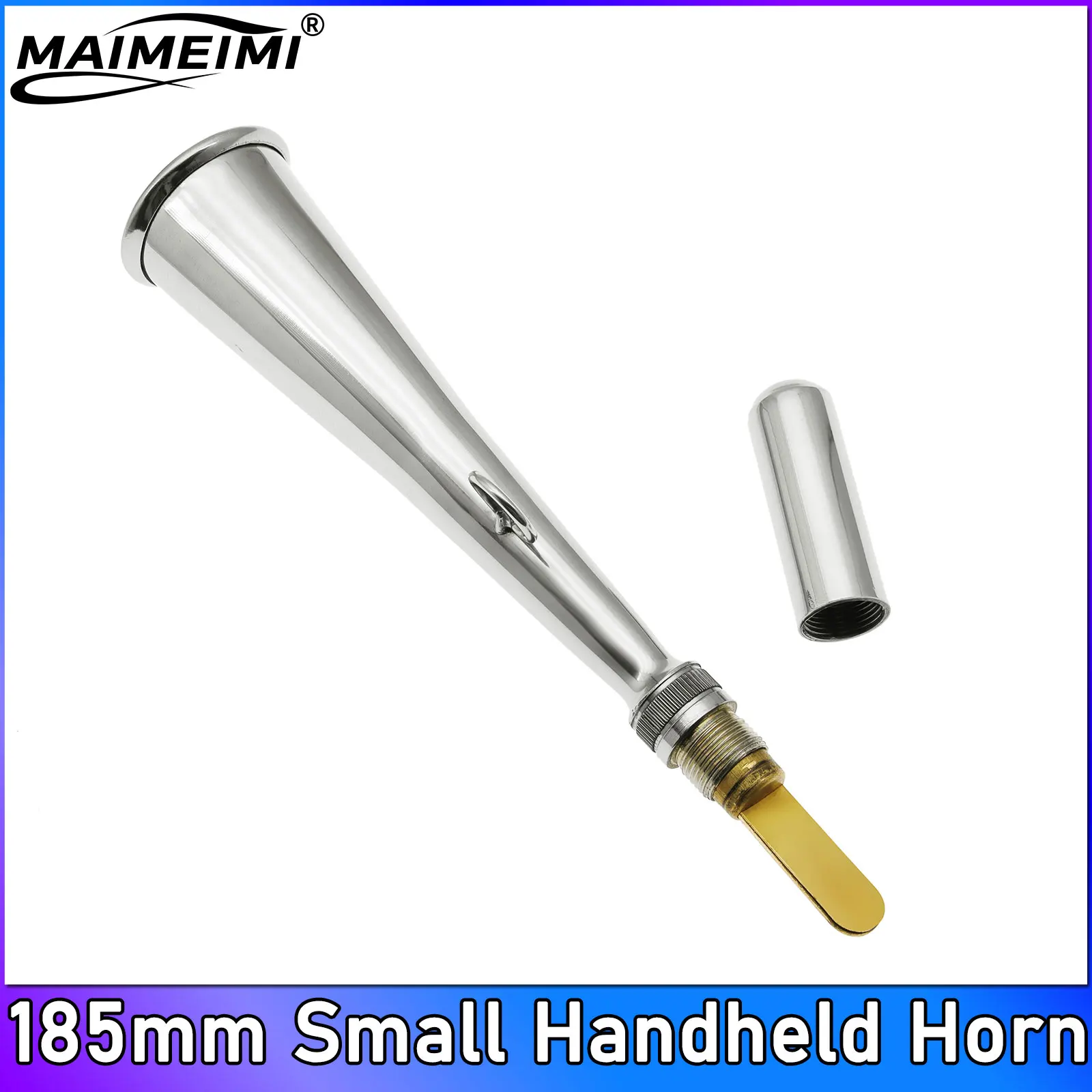 Small Handheld Horn Loud Stainless Steel Horn 185MM Boat Foghorn Used As An Emergency or Backup Horn for Small Yachts
Small Handheld Horn Loud Stainless Steel Horn 185MM Boat Foghorn Used As An Emergency or Backup Horn for Small Yachts