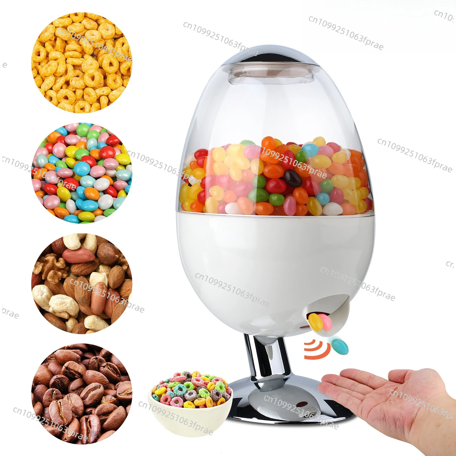 Snack storage storage tank Multifunctional automatic sensing contactless candy dispenser
Snack storage storage tank Multifunctional automatic sensing contactless candy dispenser
