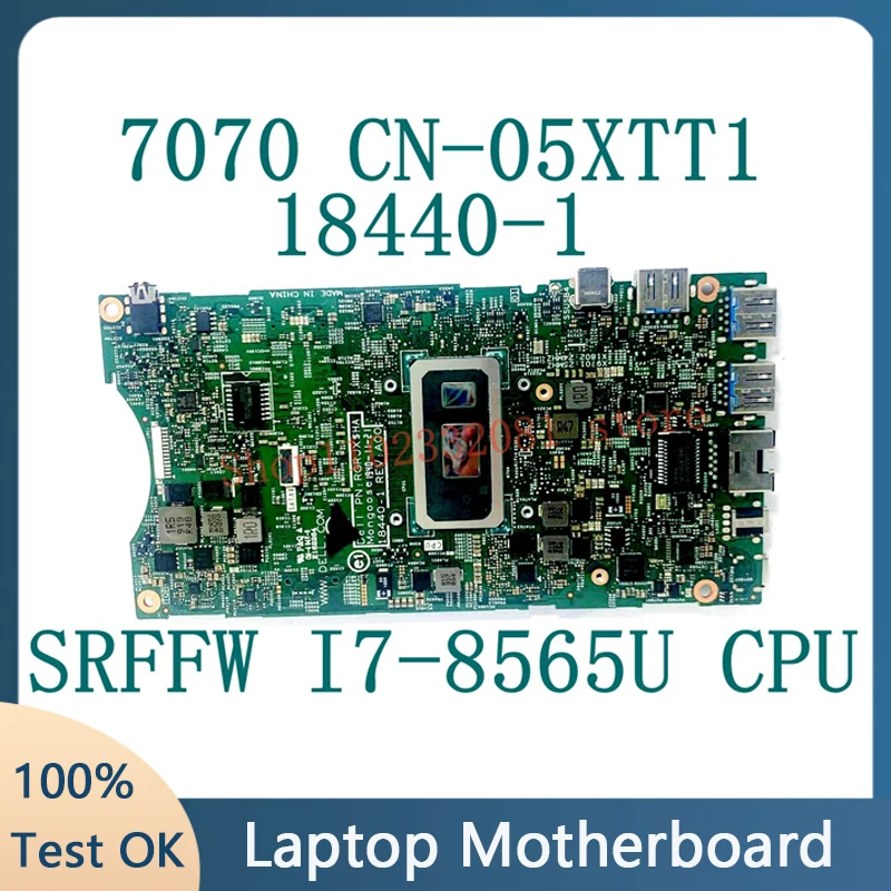 Материнская плата CN-05XTT1 05XTT1 5XTT1 для ноутбука DELL OPTIPLEX 7070, материнская плата 18440-1 с процессором SRFFW i7-8565U, 100% полное тестирование, хорошо
Материнская плата CN-05XTT1 05XTT1 5XTT1 для ноутбука DELL OPTIPLEX 7070, материнская плата 18440-1 с процессором SRFFW i7-8565U, 100% полное тестирование, хорошо