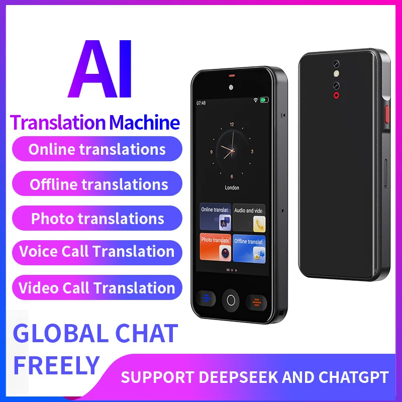 Language Translator Offline Voice Photo Translation WiFi Portable Translator 142 Languages Translator Device for Travel Business
Language Translator Offline Voice Photo Translation WiFi Portable Translator 142 Languages Translator Device for Travel Business