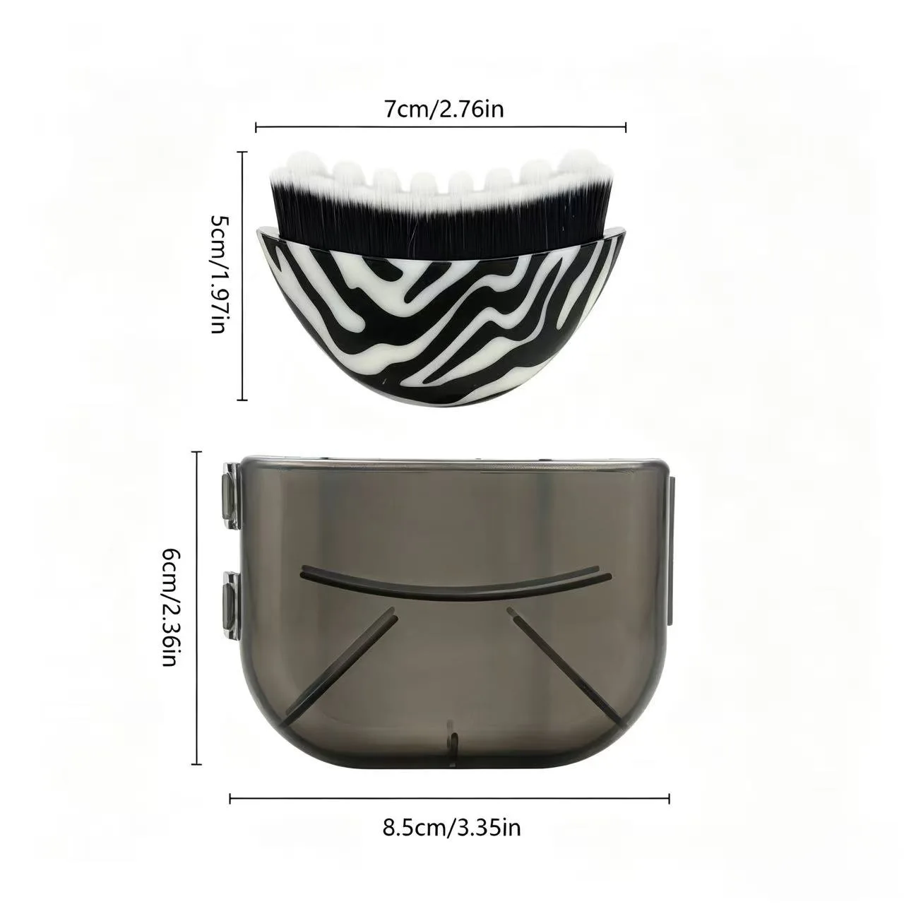 1PC New multi-functional zebra facial contouring and lymphatic massage brush for face and neck
1PC New multi-functional zebra facial contouring and lymphatic massage brush for face and neck