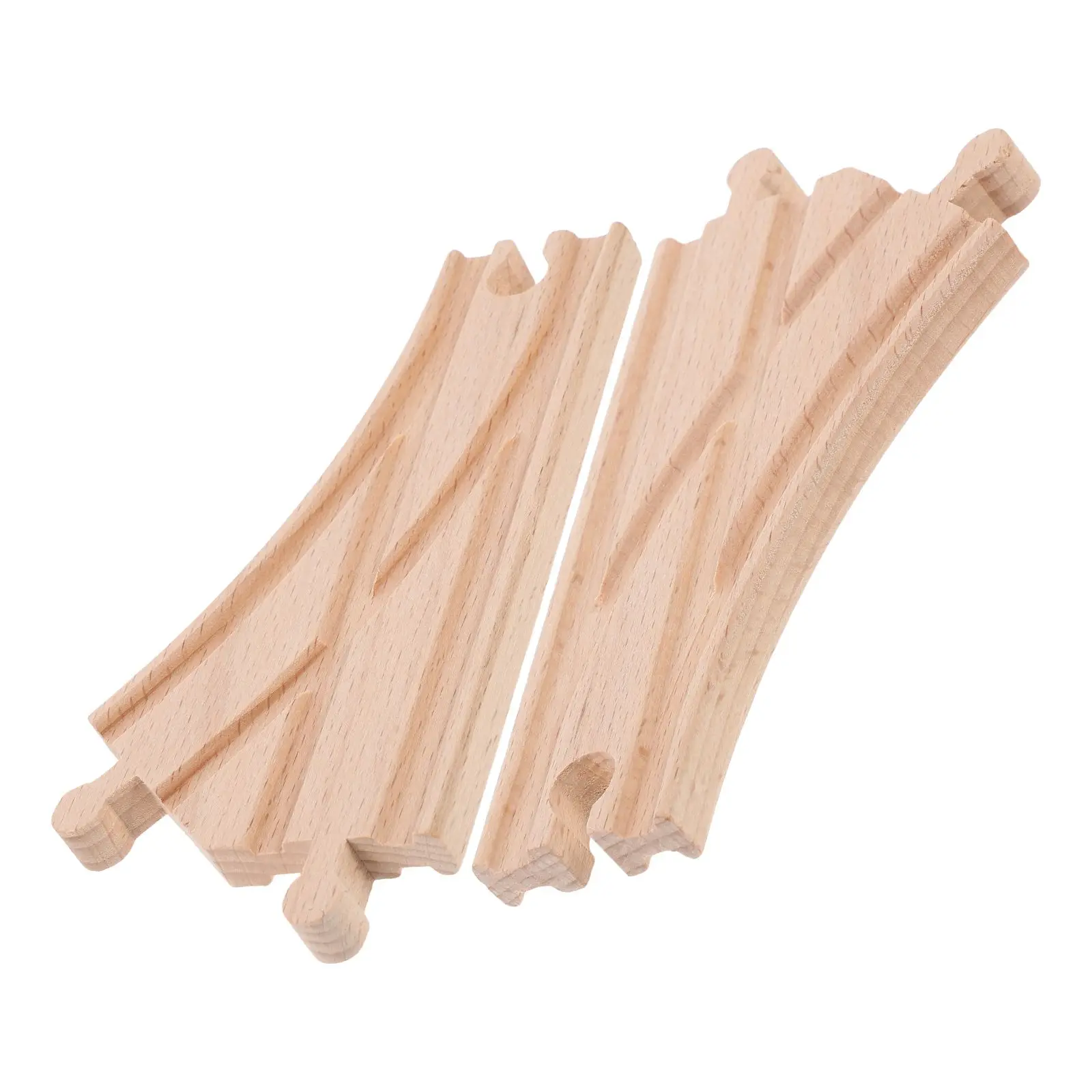 2pcs Wooden Train Track Accessories Wood Multi directional Switch Tracks Expansion Forked Railway Toddler Toy Set
2pcs Wooden Train Track Accessories Wood Multi directional Switch Tracks Expansion Forked Railway Toddler Toy Set