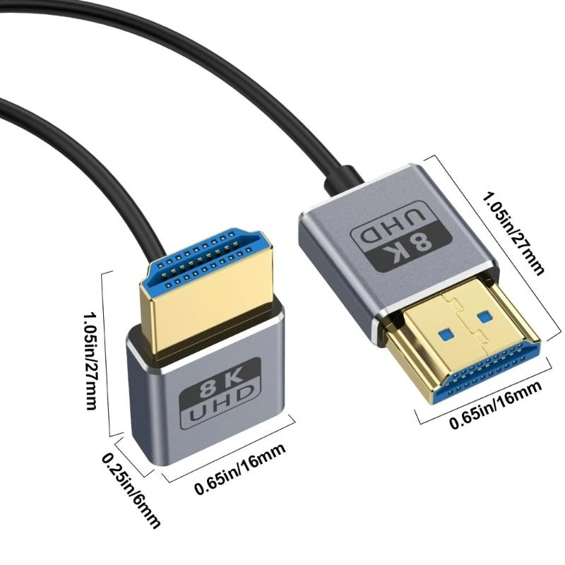 E56B Coiled 2.1 Version Video Cable Extension Fast Speed 8K60hz Video Cord 48Gbps
E56B Coiled 2.1 Version Video Cable Extension Fast Speed 8K60hz Video Cord 48Gbps