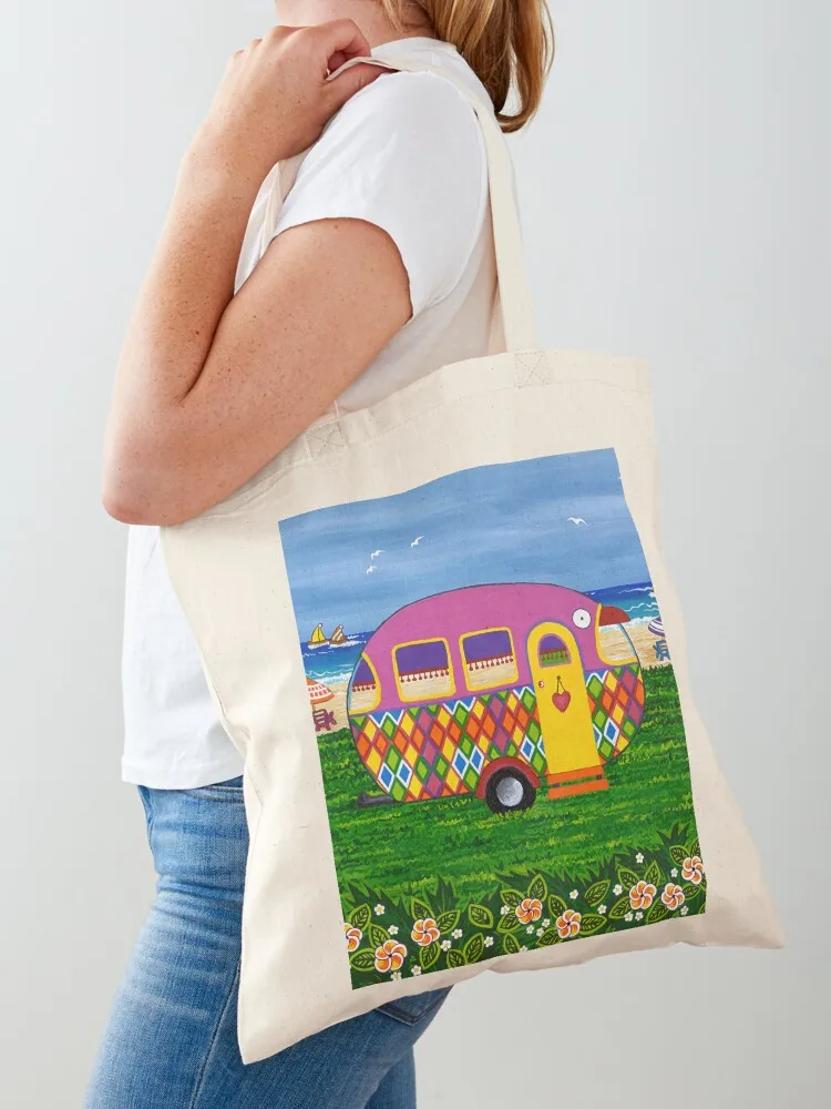 Caravan Holiday ~ Mary-Sue Tote Bag shopping bags foldable tote bag custom Handbags women
Caravan Holiday ~ Mary-Sue Tote Bag shopping bags foldable tote bag custom Handbags women