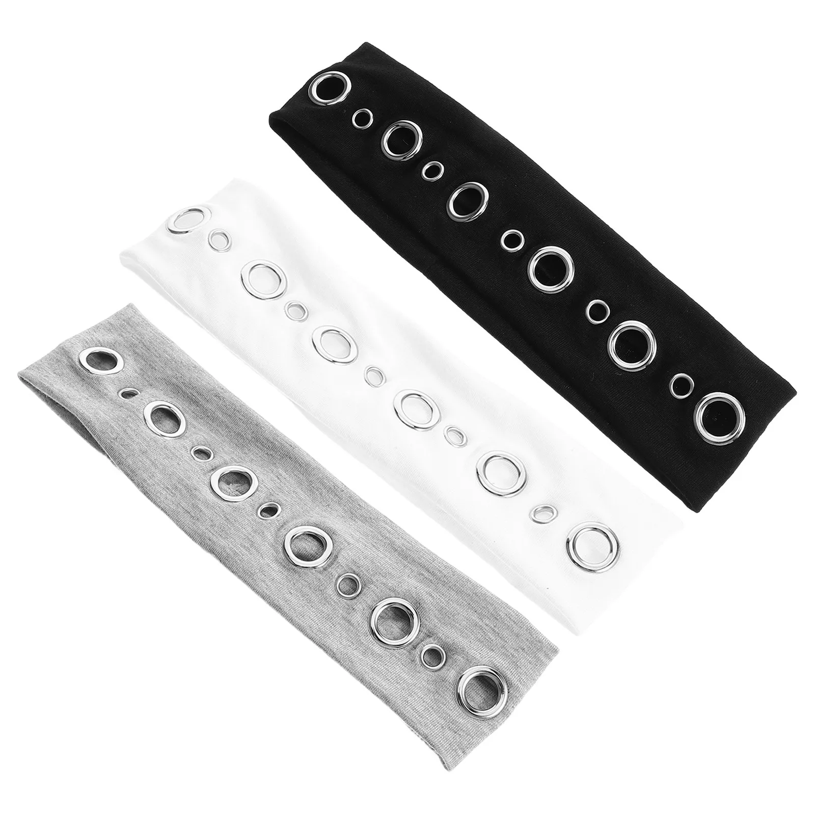 3Pcs Punk Style Hollow Out Eyelets Elastic Headbands Wide Stretchy Hair Bands Festival Party Concert Retro Vintage Accessories
3Pcs Punk Style Hollow Out Eyelets Elastic Headbands Wide Stretchy Hair Bands Festival Party Concert Retro Vintage Accessories