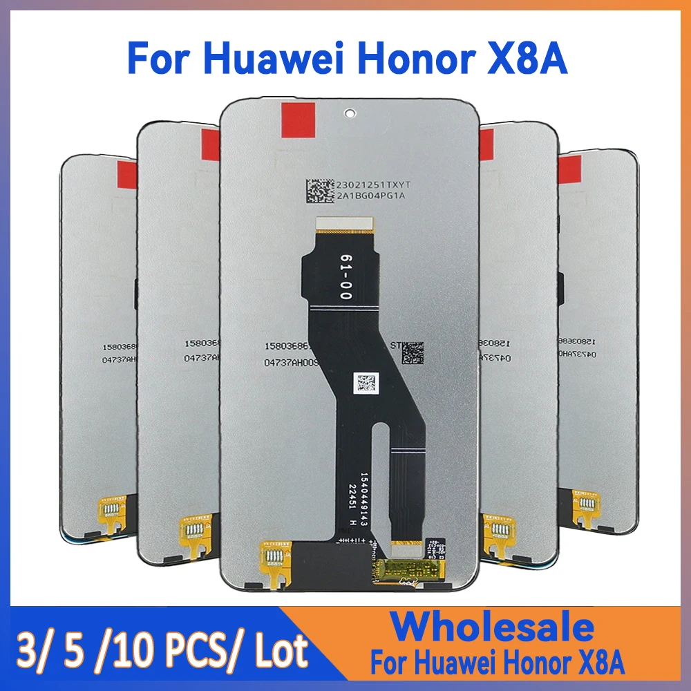 Wholesale 3/5/10 Pieces/Lot For Huawei Honor X8A LCD Screen Assembly With Touch Digitizer for Device Repair CRT-LX1 CRT-AN00
Wholesale 3/5/10 Pieces/Lot For Huawei Honor X8A LCD Screen Assembly With Touch Digitizer for Device Repair CRT-LX1 CRT-AN00