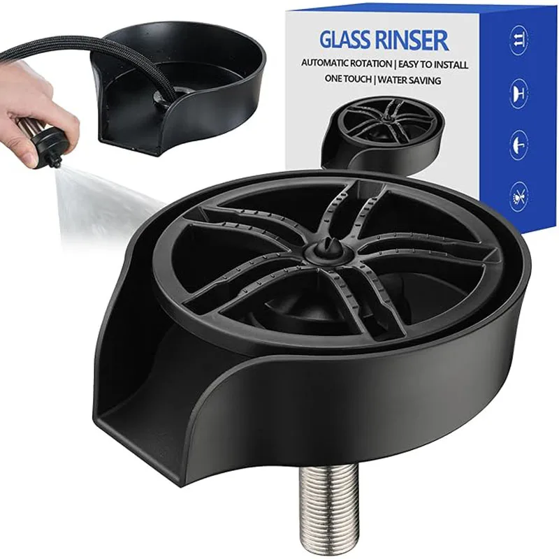 2in1 Pull Out Sprayer Glass Rinser For Kitchen Sink Automatic Rotating High-Pressure Press Cleaner Sink Bottle Cup Washer
2in1 Pull Out Sprayer Glass Rinser For Kitchen Sink Automatic Rotating High-Pressure Press Cleaner Sink Bottle Cup Washer
