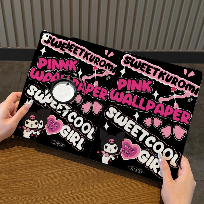Sanrio Hello Kitty Kuromi ipad Protective Case Air6 Pro11 inch Rotating Leather Case 9/10 Generation Full Package MINI6 Cartoon 
Sanrio Hello Kitty Kuromi ipad Protective Case Air6 Pro11 inch Rotating Leather Case 9/10 Generation Full Package MINI6 Cartoon