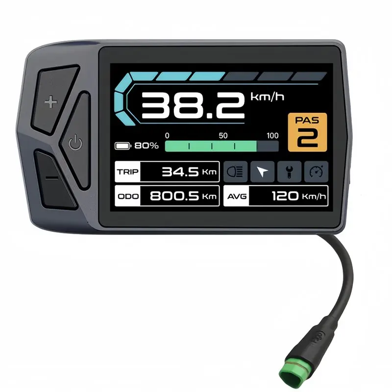 For Bafang Motor Color Bluetoth Display EB02 CAN Protocol Unlock Speed Limit Set Wheel M510,600,820,800,200,300,620,500-AT20
For Bafang Motor Color Bluetoth Display EB02 CAN Protocol Unlock Speed Limit Set Wheel M510,600,820,800,200,300,620,500-AT20