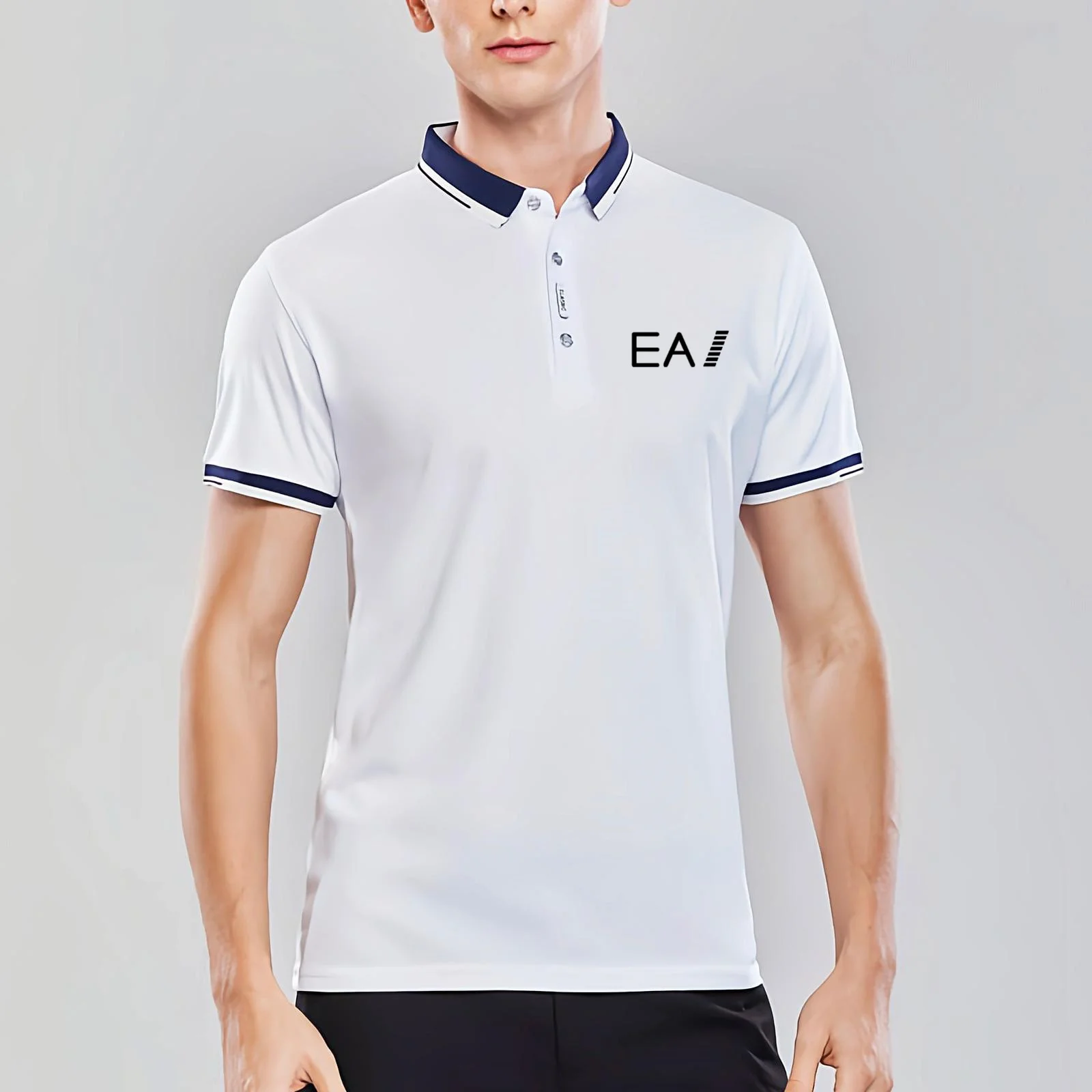 Men's casual polo shirt, fashionable short-sleeved shirt, comfortable top, spring and summer light clothing, S-4XL
Men's casual polo shirt, fashionable short-sleeved shirt, comfortable top, spring and summer light clothing, S-4XL