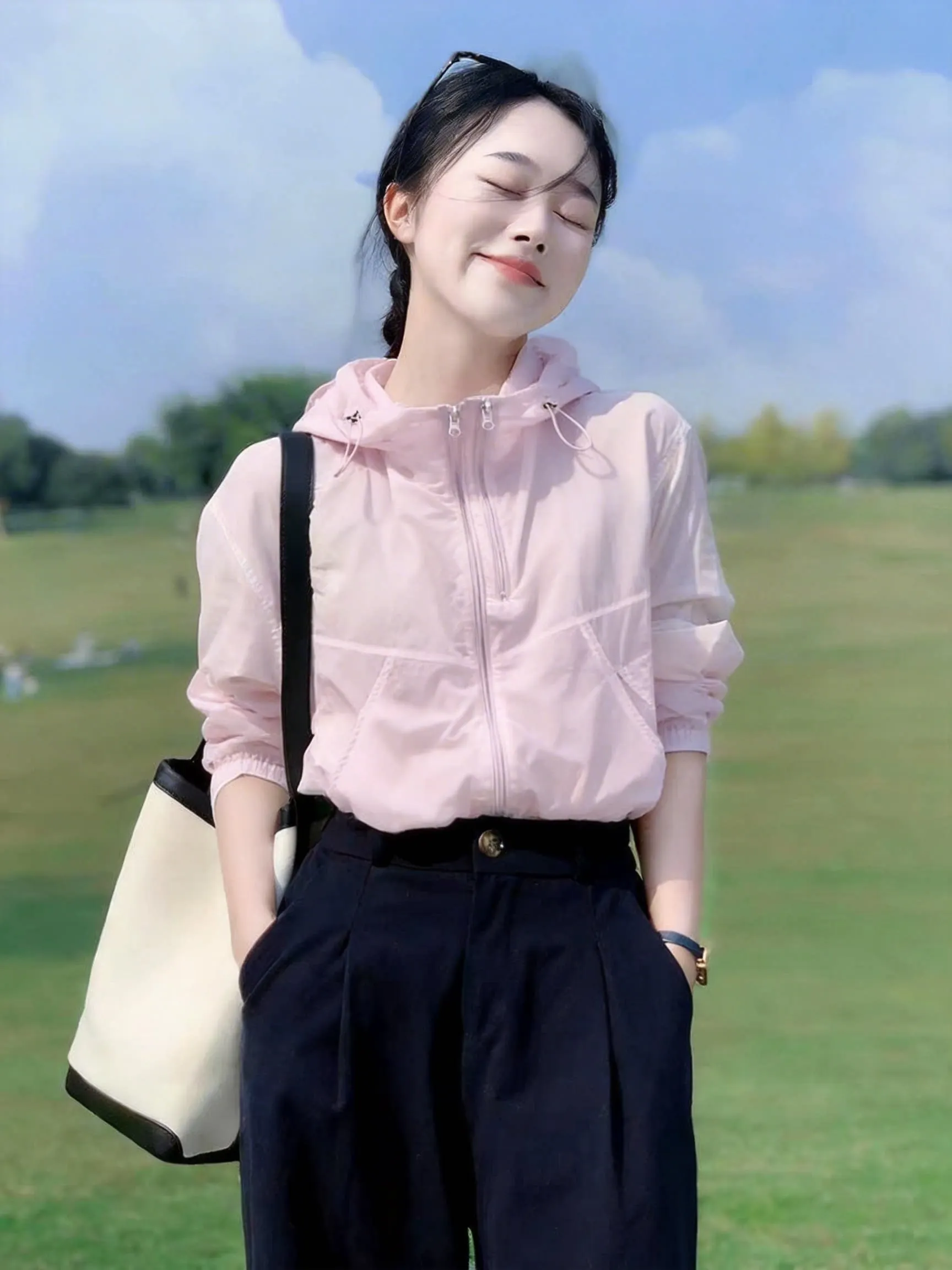 Spring 2026 Lazy Style Outdoor Jacket Thin Double Zipper Sun Protection Clothes Loose Fit Long Sleeve Pure Color Casual Coat
Spring 2026 Lazy Style Outdoor Jacket Thin Double Zipper Sun Protection Clothes Loose Fit Long Sleeve Pure Color Casual Coat