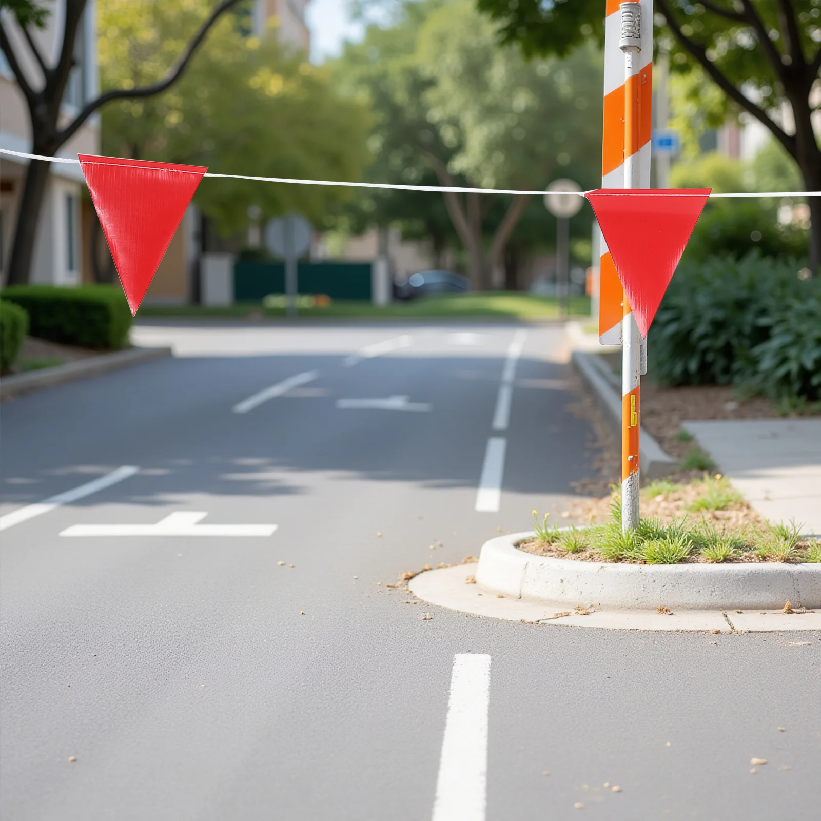 Safety Warning Flags 1 Roll Red Triangle Caution Banner for Event Perimeter Marking Construction Zone Barrier High Visibility
Safety Warning Flags 1 Roll Red Triangle Caution Banner for Event Perimeter Marking Construction Zone Barrier High Visibility