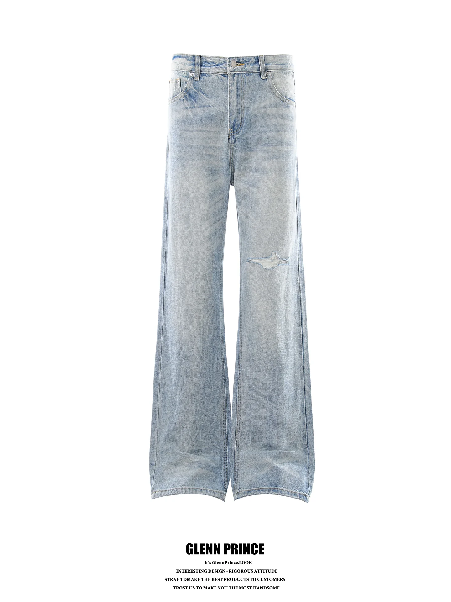 American Retro Jeans Men's Street Straight Leggings Slim Long Pants Washed out Faded Hole Youth Casual Cotton Denim
American Retro Jeans Men's Street Straight Leggings Slim Long Pants Washed out Faded Hole Youth Casual Cotton Denim