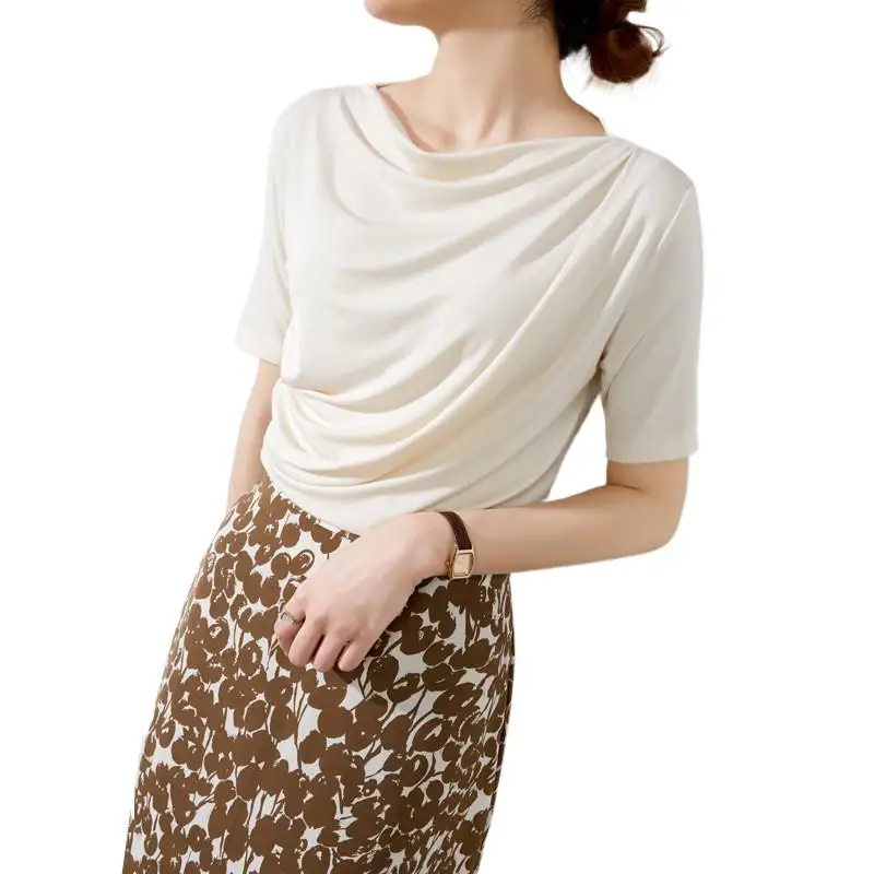 New 2024 Spring and Summer fashion sexy slash neck slim modal cotton shirts, Modal Cotton blouse
New 2024 Spring and Summer fashion sexy slash neck slim modal cotton shirts, Modal Cotton blouse