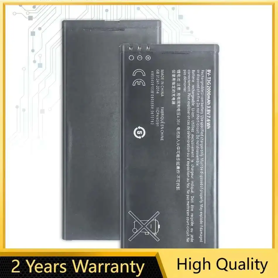 Литий-ионный аккумулятор BV-T3G для Nokia Microsoft Lumia 650 RM-1154 BVT3G BV T3G
Литий-ионный аккумулятор BV-T3G для Nokia Microsoft Lumia 650 RM-1154 BVT3G BV T3G