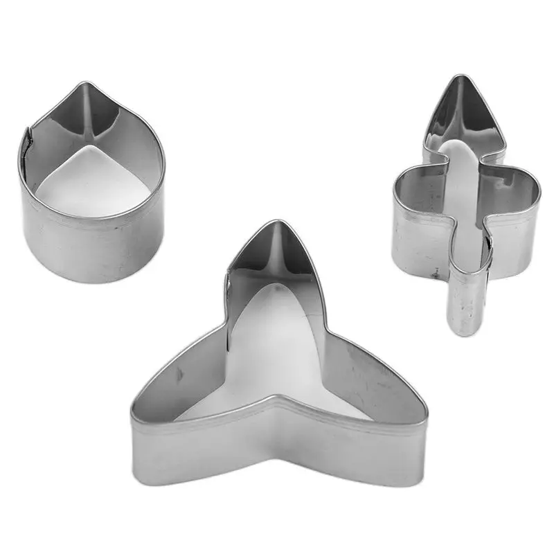 Free Shipping 3pcs Stainless Steel Mexican Orchid Cookie Cutters Cake Decoration Fondant Molds Set HB0958B
Free Shipping 3pcs Stainless Steel Mexican Orchid Cookie Cutters Cake Decoration Fondant Molds Set HB0958B