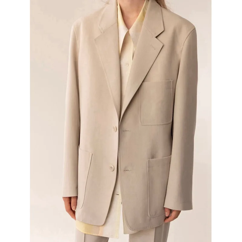 Women's LE* Boyfriend Style Suit Spring and Summer New Casual Loose Silhouette Suit Jacket Coats
Women's LE* Boyfriend Style Suit Spring and Summer New Casual Loose Silhouette Suit Jacket Coats