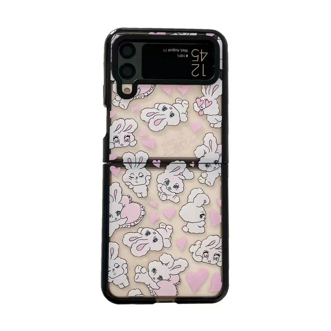 Black Border Acrylic Pink White Rabbit Phone Case for Samsung Galaxy Z Flip 5 4 3 Back Cover for ZFlip4 ZFlip5 Hard Case Shell
Black Border Acrylic Pink White Rabbit Phone Case for Samsung Galaxy Z Flip 5 4 3 Back Cover for ZFlip4 ZFlip5 Hard Case Shell
