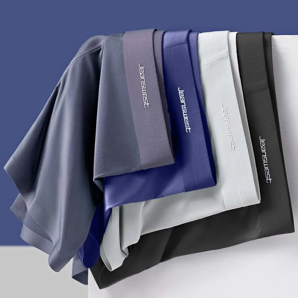 4/5Pcs Boxers man Ice Silk Quick-Dry Man Underwear Cool Sport Moisture wicking Men's briefs Plus Size Men underpants
4/5Pcs Boxers man Ice Silk Quick-Dry Man Underwear Cool Sport Moisture wicking Men's briefs Plus Size Men underpants