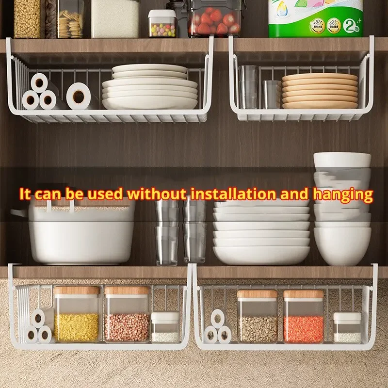 1pc White/Black Hanging Net Basket Iron Material Large Capacity Hanging Under Cabinet Wall Wardrobe Storage Basket Kitchen Tools
1pc White/Black Hanging Net Basket Iron Material Large Capacity Hanging Under Cabinet Wall Wardrobe Storage Basket Kitchen Tools