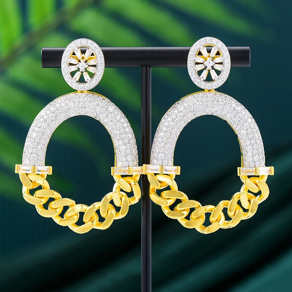 Kellybola New Luxury Gorgeous Earrings for Women Bridal Shiny Drop Dangling Earrings Party Wedding Jewelry Gifts High Quality
Kellybola New Luxury Gorgeous Earrings for Women Bridal Shiny Drop Dangling Earrings Party Wedding Jewelry Gifts High Quality