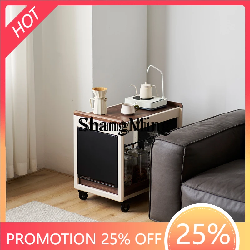 FG Small Trolley with Wheels, Movable Tray, Solid Wood Black Walnut, Extendable Tabletop, Restaurant Coffee Table, Tea Table
FG Small Trolley with Wheels, Movable Tray, Solid Wood Black Walnut, Extendable Tabletop, Restaurant Coffee Table, Tea Table