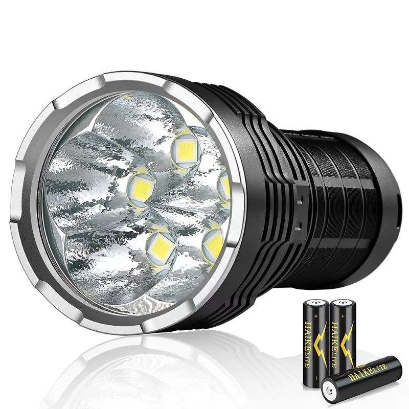 HK05 5 * SFN60 30000LM 1000M мощный светодиодный фонарик дальнего действия Type-C USB перезаряжаемый 3*21700 мощные сильные фонарики
HK05 5 * SFN60 30000LM 1000M мощный светодиодный фонарик дальнего действия Type-C USB перезаряжаемый 3*21700 мощные сильные фонарики