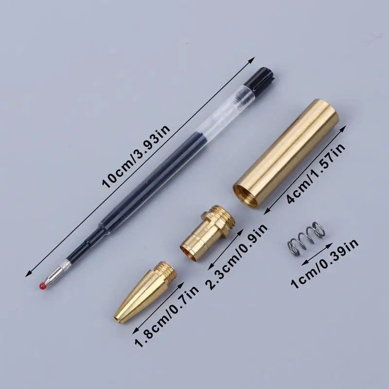 NEW 1Set Wood Turning Pen Kits For Wood Turning 7mm Slimline Pen Twist Kit With Refill Lathe Turning Supplies Gold
NEW 1Set Wood Turning Pen Kits For Wood Turning 7mm Slimline Pen Twist Kit With Refill Lathe Turning Supplies Gold