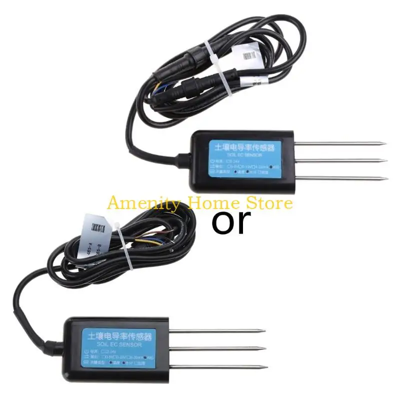 F26C Датчик соли в почве «три в одном» Датчик температуры/влажности/проводимости RS485 Детектор влажности почвы для газона с
F26C Датчик соли в почве «три в одном» Датчик температуры/влажности/проводимости RS485 Детектор влажности почвы для газона с