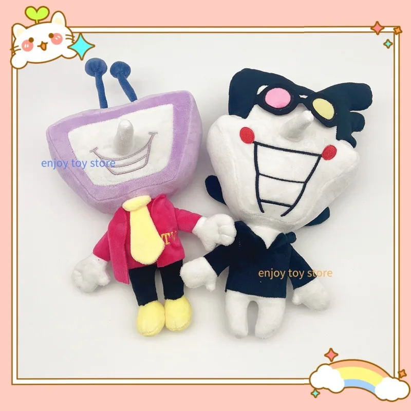 New Deltarunes Spamton Tenna Plush Triangle Rune Purple TV Black Character Plush Toy Doll Tenna Lanino And Elnina Stuffed Doll
New Deltarunes Spamton Tenna Plush Triangle Rune Purple TV Black Character Plush Toy Doll Tenna Lanino And Elnina Stuffed Doll