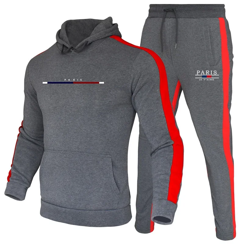 2025 Hot Sale Men Tracksuit Hoodie + Pants 2piece Autumn Training Sports Set Paris Printed Sweatshirt Sportswear Men's Clothes
2025 Hot Sale Men Tracksuit Hoodie + Pants 2piece Autumn Training Sports Set Paris Printed Sweatshirt Sportswear Men's Clothes