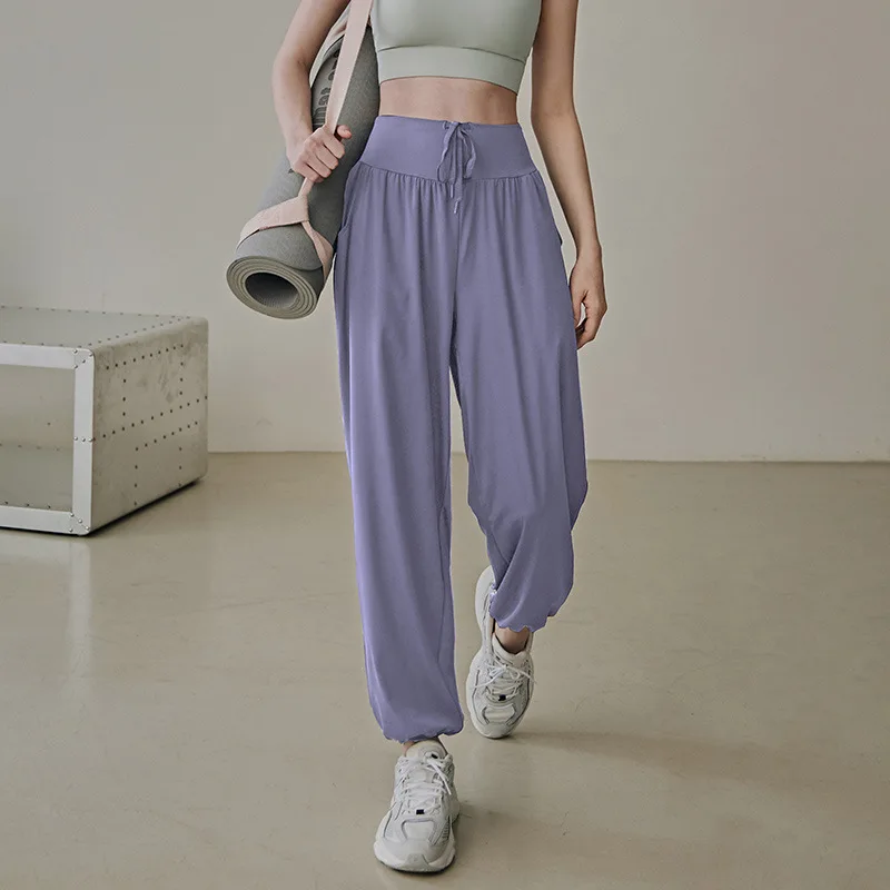Yoga Pants Women Loose Sports Leggings High Waist Training Jogger Leisure Beam Foot Fitness Pants Exercise For Women
Yoga Pants Women Loose Sports Leggings High Waist Training Jogger Leisure Beam Foot Fitness Pants Exercise For Women