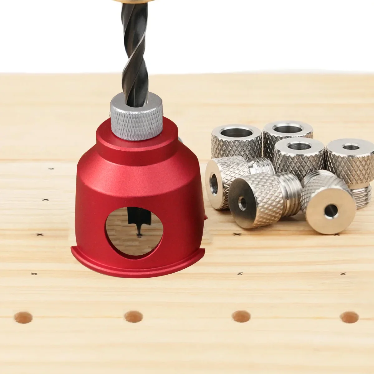 Позиционер для сверления прямых отверстий под углом 90 градусов, приспособление для карманных отверстий с 8 стальными втулками, вертикальная направляющая для сверла, 3-10 мм, алюминий
Позиционер для сверления прямых отверстий под углом 90 градусов, приспособление для карманных отверстий с 8 стальными втулками, вертикальная направляющая для сверла, 3-10 мм, алюминий